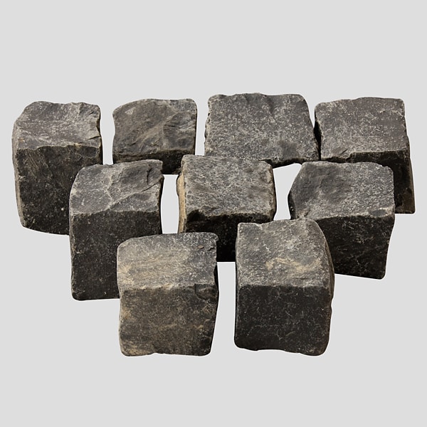 Basalt schwarz Pflastersteine