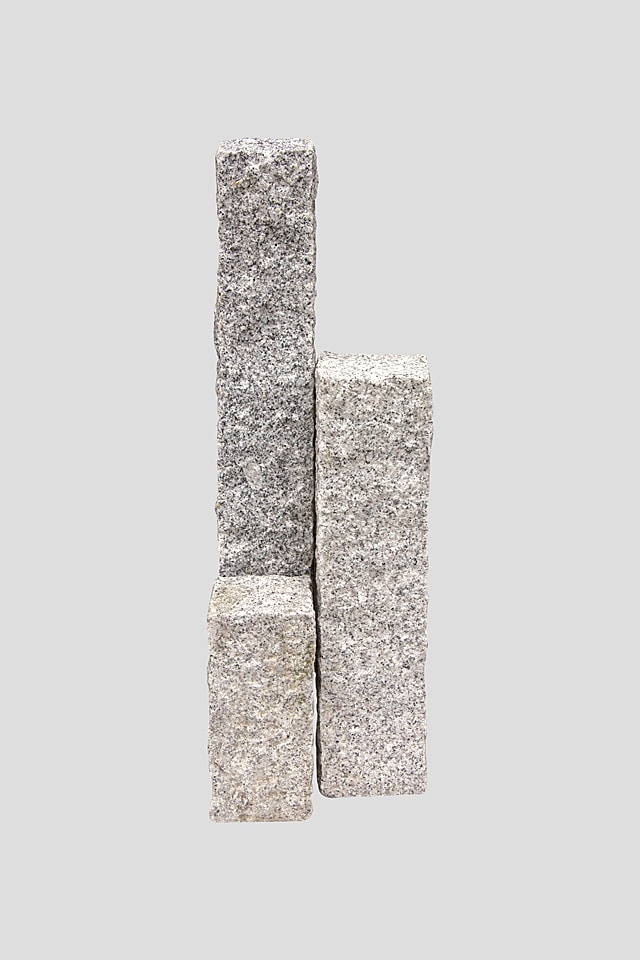 Granit hellgrau 12x12 Palisaden
